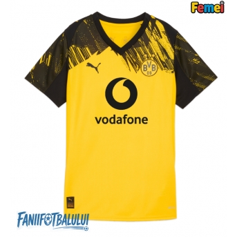 Borussia Dortmund Tricou Fotbal Replică 2025-26 Femei Acasa